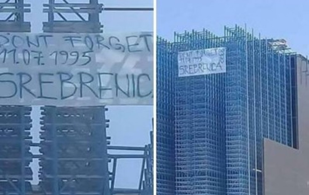 Potez vrijedan svake hvale | Na zgradi u Meksiku okačen transparent: Ne zaboravite Srebrenicu (FOTO)