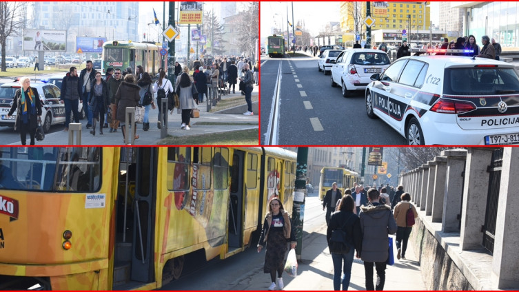 Kolaps u Sarajevu: Zbog udesa na Marindvoru obustavljen tramvajski saobraćaj
